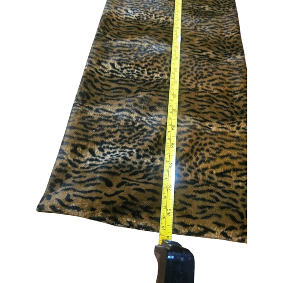 NEW 90s Original Custom Vintage Leopard Print Handle Bag and Thick Scarf - Picture 11 of 12